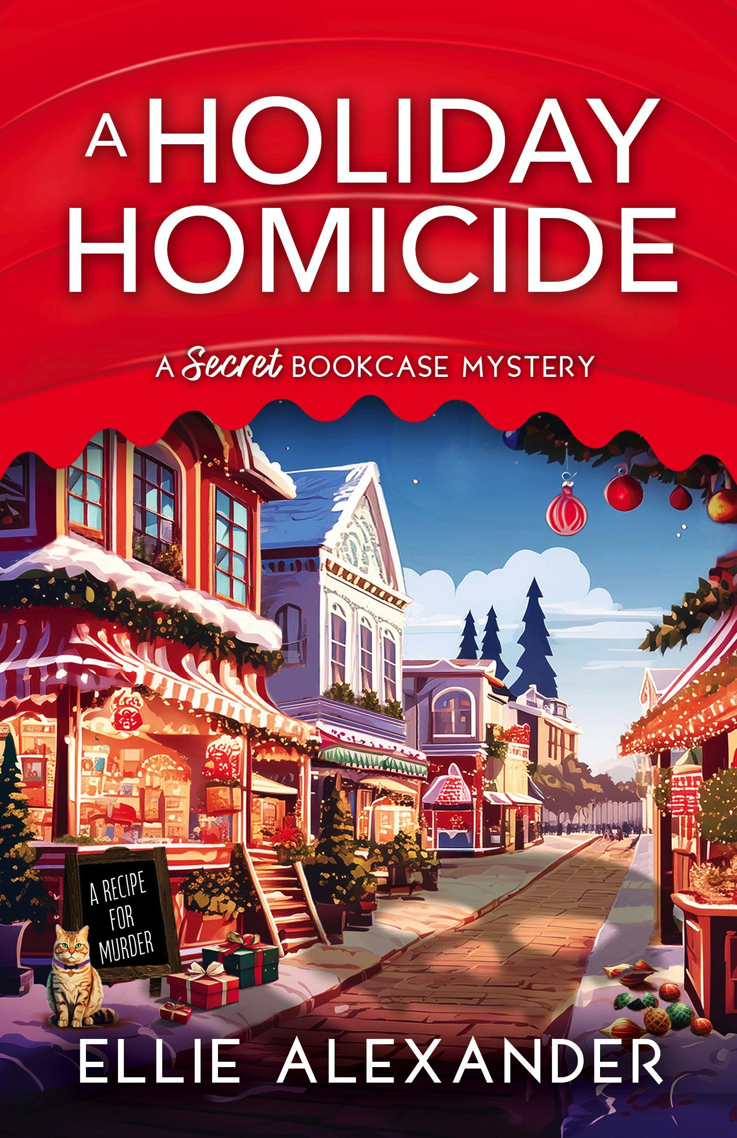 Book cover image for A Holiday Homicide ISBN: 9781805087748